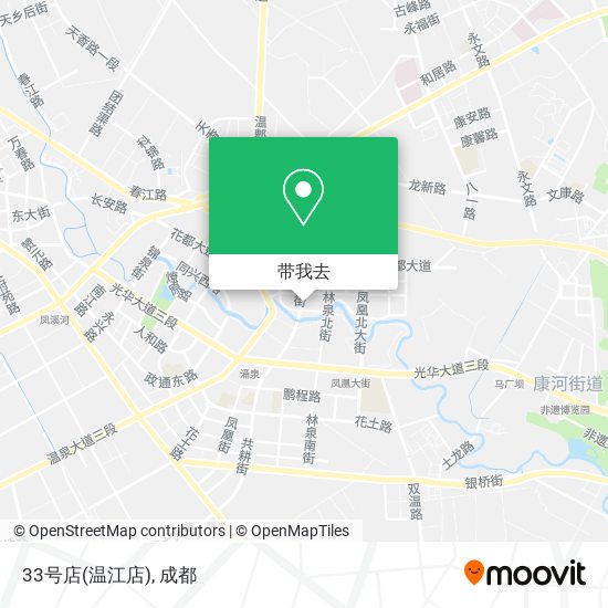 33号店(温江店)地图
