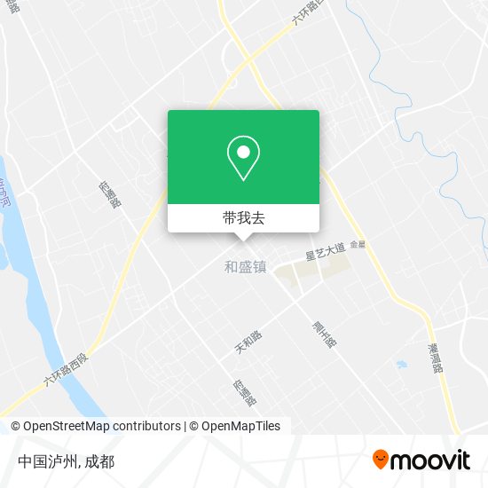 中国泸州地图