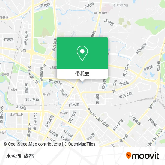 水禽湖地图