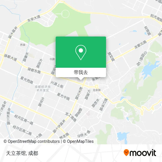 天立茶馆地图