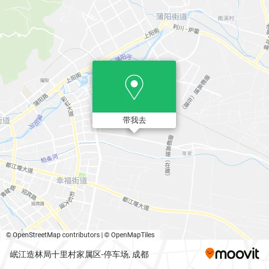 岷江造林局十里村家属区-停车场地图