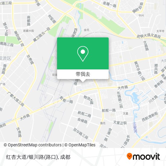 红杏大道/银川路(路口)地图