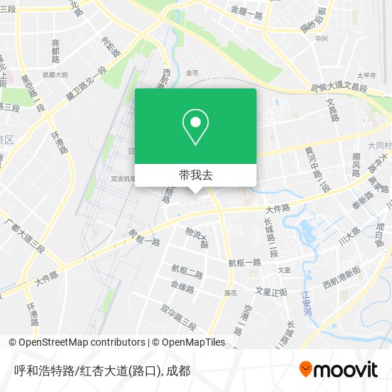呼和浩特路/红杏大道(路口)地图