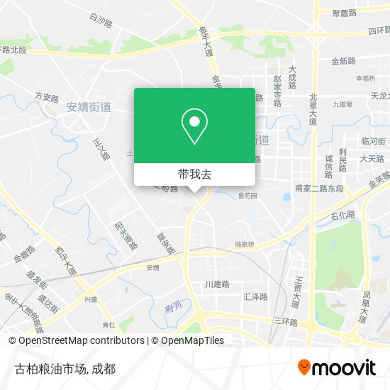 古柏粮油市场地图