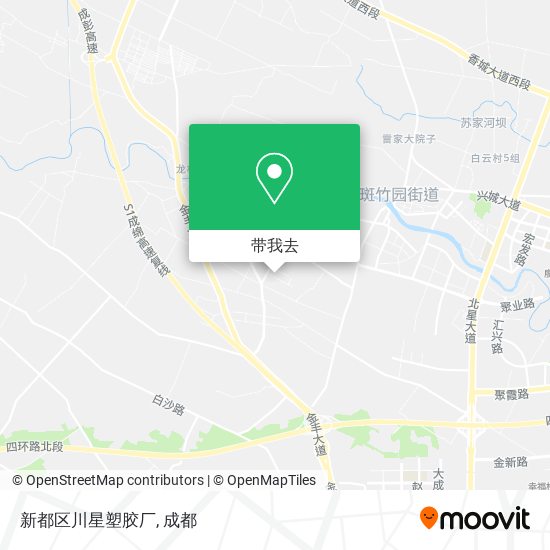 新都区川星塑胶厂地图