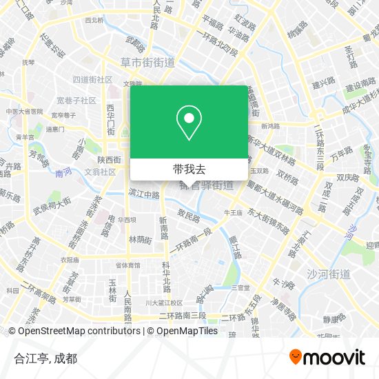 合江亭地图