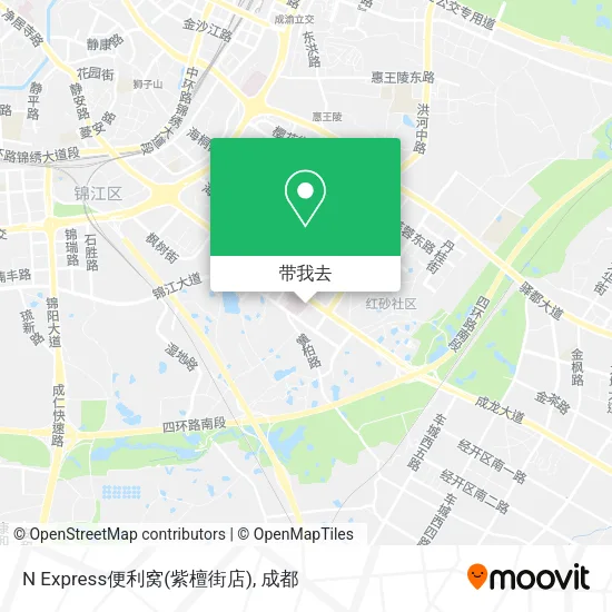 N Express便利窝(紫檀街店)地图
