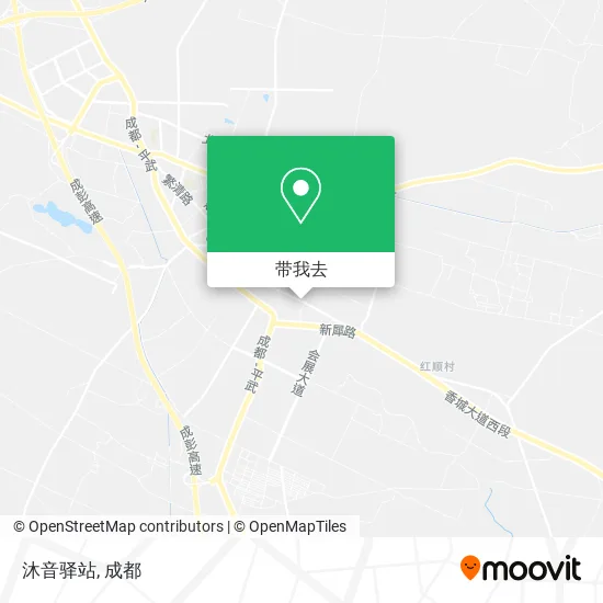 沐音驿站地图
