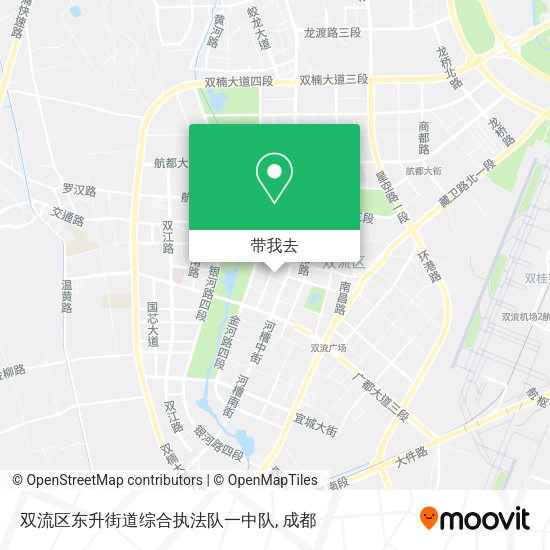 双流区东升街道综合执法队一中队地图
