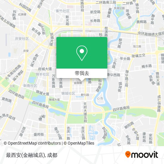 最西安(金融城店)地图