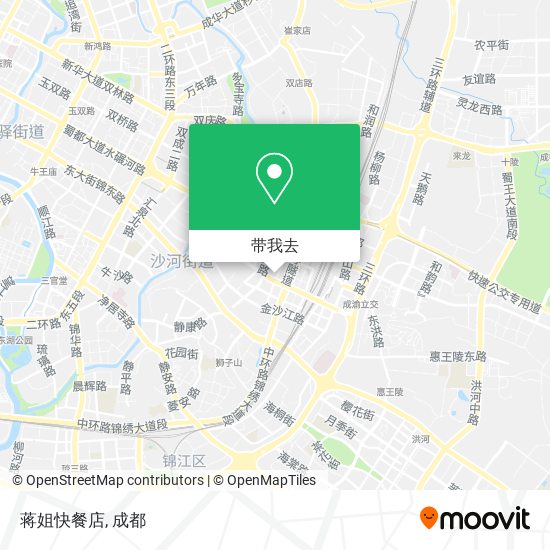 蒋姐快餐店地图