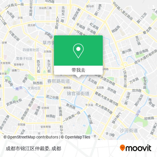成都市锦江区仲裁委地图