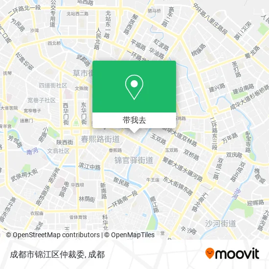 成都市锦江区仲裁委地图