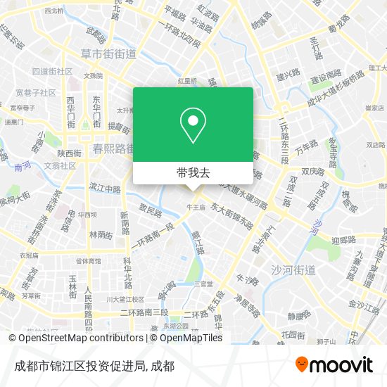 成都市锦江区投资促进局地图