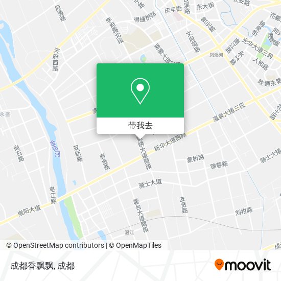 成都香飘飘地图