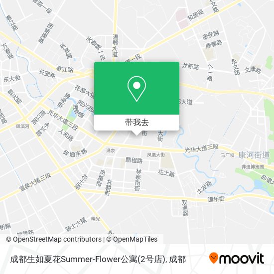 成都生如夏花Summer-Flower公寓(2号店)地图