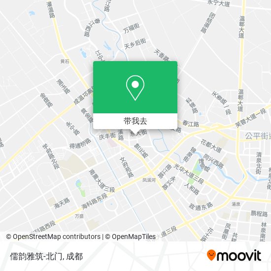儒韵雅筑-北门地图