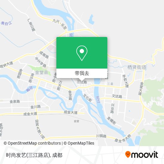 时尚发艺(三江路店)地图