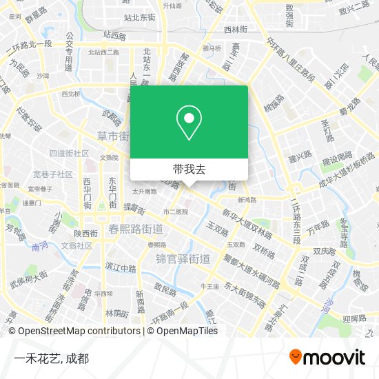 一禾花艺地图