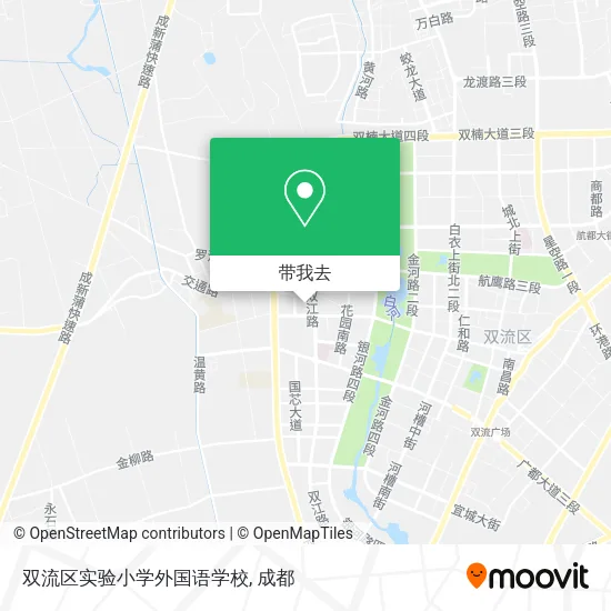 双流区实验小学外国语学校地图