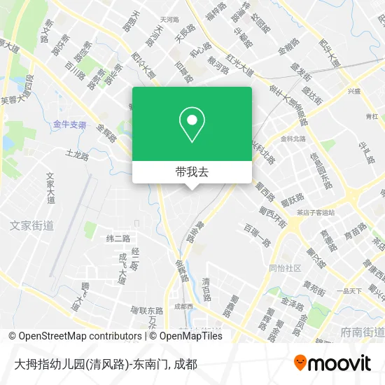大拇指幼儿园(清风路)-东南门地图