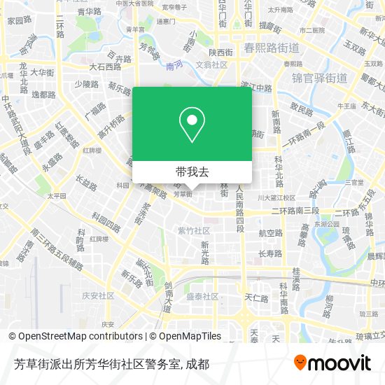 芳草街派出所芳华街社区警务室地图