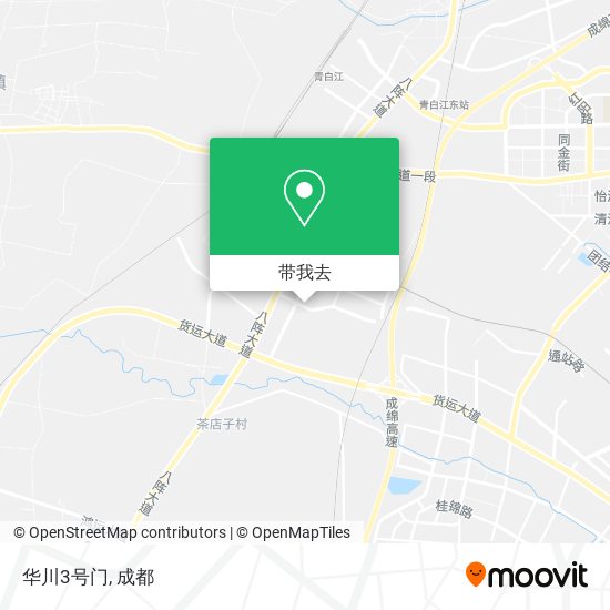 华川3号门地图
