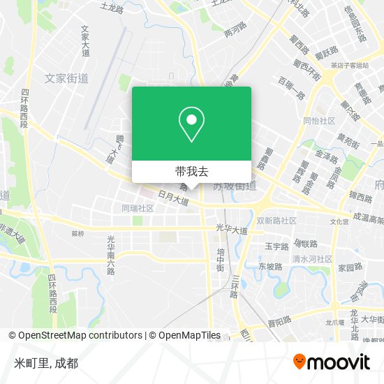 米町里地图