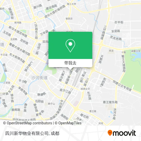 四川新华物业有限公司地图