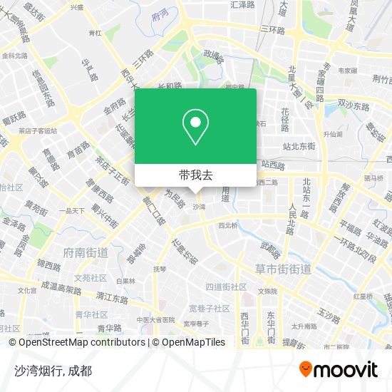沙湾烟行地图