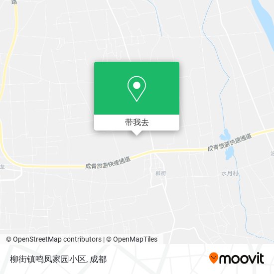 柳街镇鸣凤家园小区地图
