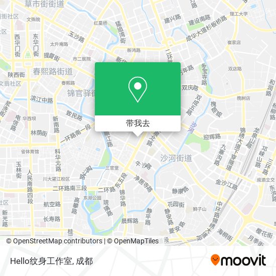 Hello纹身工作室地图
