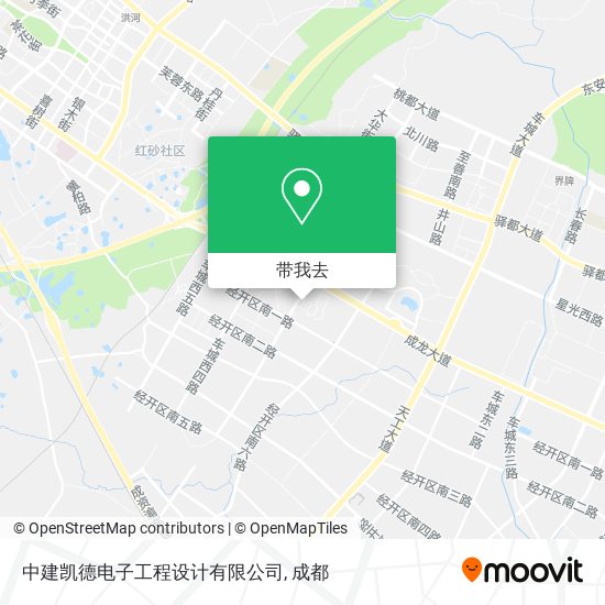 中建凯德电子工程设计有限公司地图