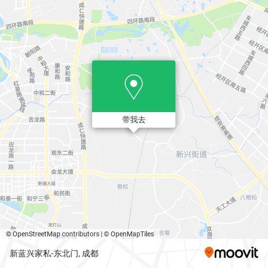 新蓝兴家私-东北门地图