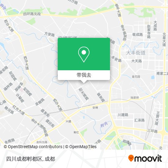 四川成都郫都区地图