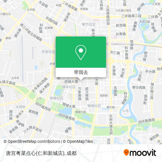 唐宫粤菜点心(仁和新城店)地图