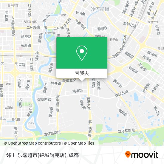 邻里 乐嘉超市(锦城尚苑店)地图