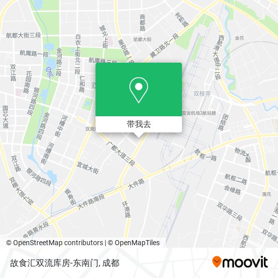 故食汇双流库房-东南门地图