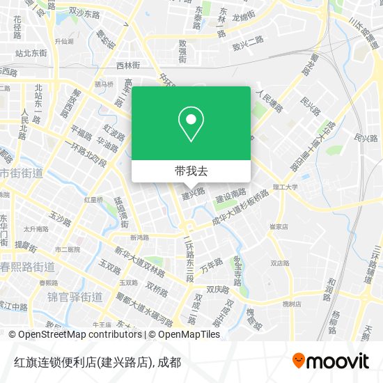 红旗连锁便利店(建兴路店)地图