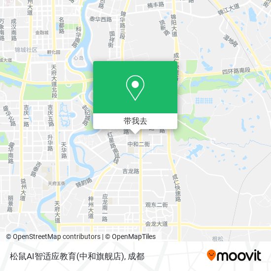 松鼠AI智适应教育(中和旗舰店)地图