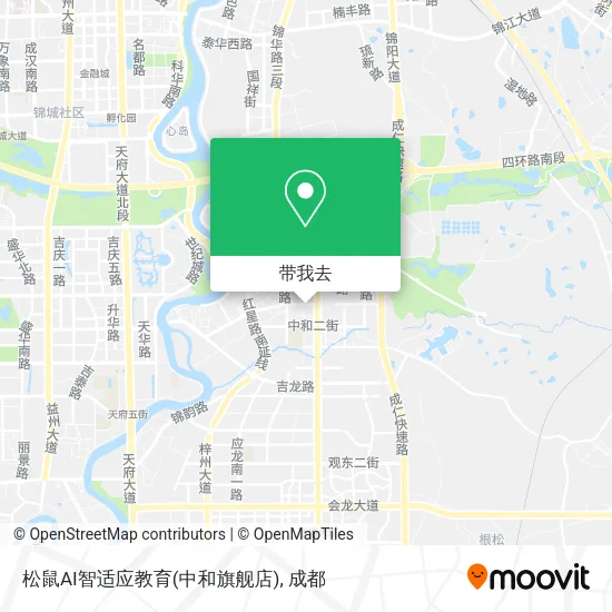 松鼠AI智适应教育(中和旗舰店)地图