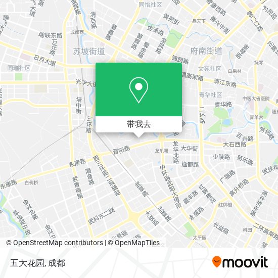 五大花园地图