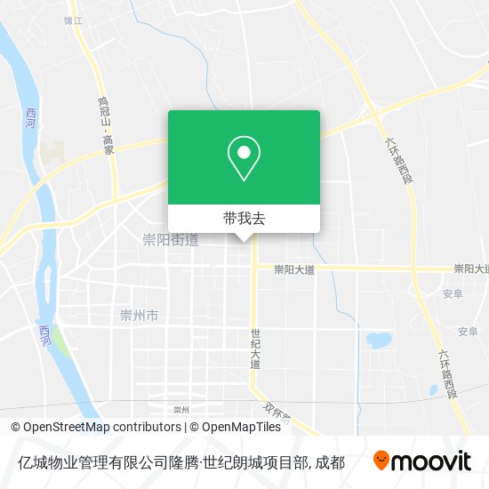 亿城物业管理有限公司隆腾·世纪朗城项目部地图