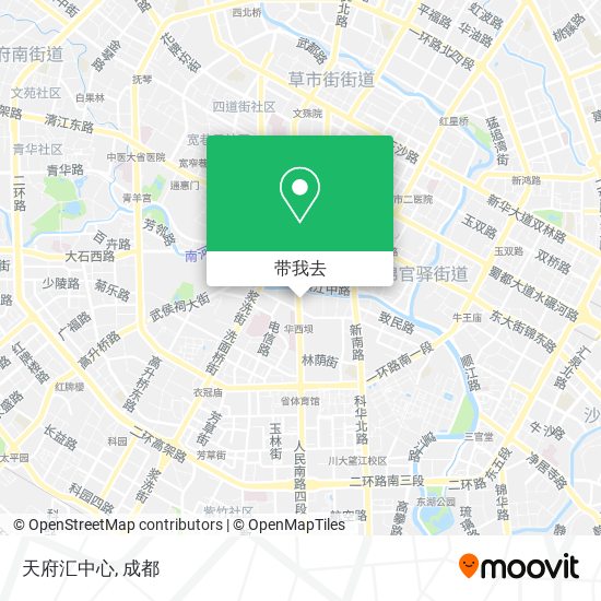 天府汇中心地图