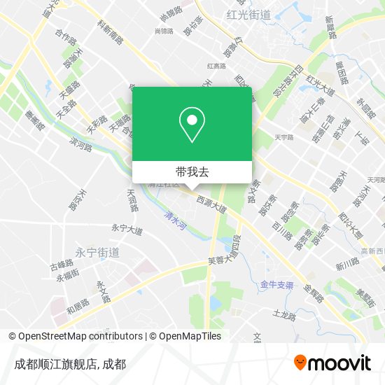 成都顺江旗舰店地图