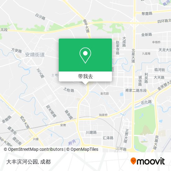 大丰滨河公园地图