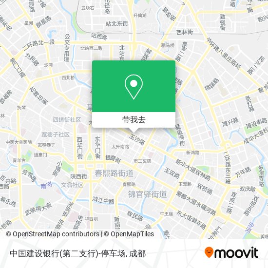 中国建设银行(第二支行)-停车场地图