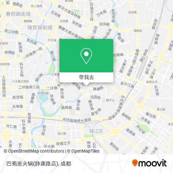 巴蜀崽火锅(静康路店)地图