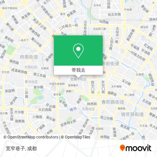 宽窄巷子地图