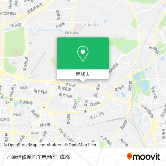 万师维修摩托车电动车地图